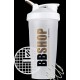 BBSHOP шейкер бело позолоченный с сеточкой и венчиком (600мл)
